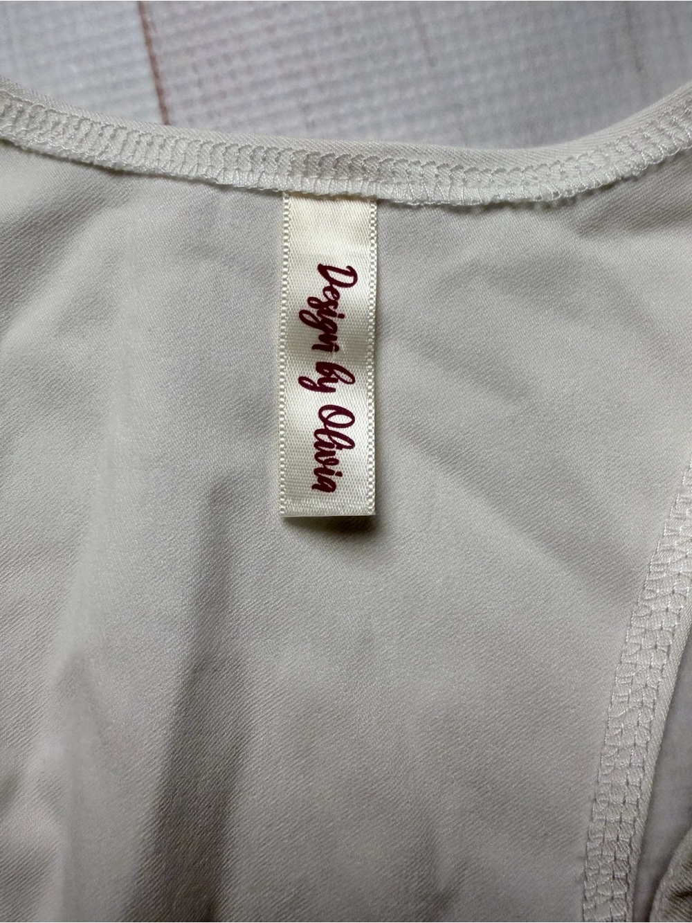Cream Button-Front Vest - Picture 3 of 6